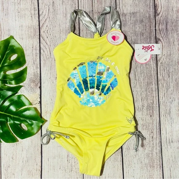 Justice pineapple swimsuit shop